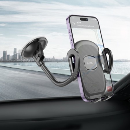 Hoco H10 car holder, for 4.7-7 inches, black-8