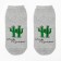 Minaku socks "Cacti", gray color, size 36-37 (23 cm)