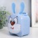 Piggy bank Metal "Funny Bunny" mix 8.5x10.5x17.5 cm