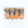 Dog boots "comfort +", size L (5, 3 x 4 cm), orange