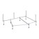 The frame for the asymmetric bath Santek "Mallorca" 150x90 cm, left and right