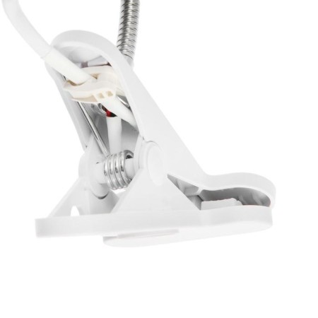A cartridge on a flexible leg under the lamp E27, 40 cm, with an off., White, 220V-1