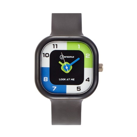 Watch of Berrier, D-3.7 cm, Silicon strap, 3 atm, black-1