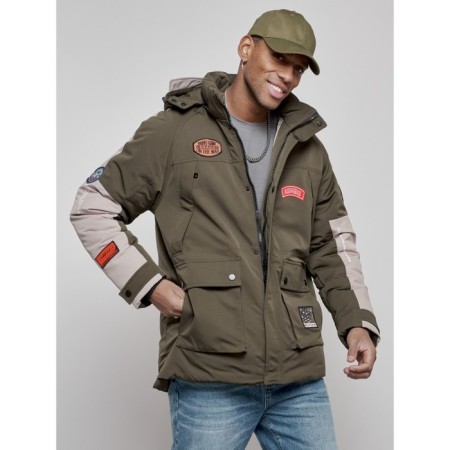 Winter jacket, size 54, khaki color-5