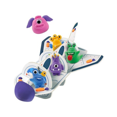 A set of light plasticine with 3D designer "Cosmo"-5