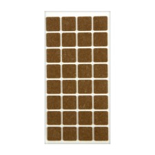 Field of the handle 25x25 mm, 32 pcs., Brown color