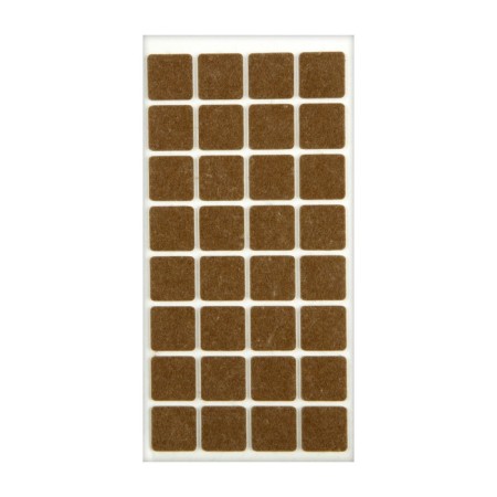 Field of the handle 25x25 mm, 32 pcs., Brown color