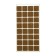 Field of the handle 25x25 mm, 32 pcs., Brown color