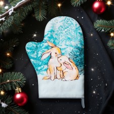 Варежка-прихватка "Let it snow" 20х28 см, саржа, 100% х/л, ватин 250 г/м2