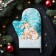 Mittens-Open "Let it Snow" 20x28 cm, sarzha, 100% x/l, boat 250 g/m2