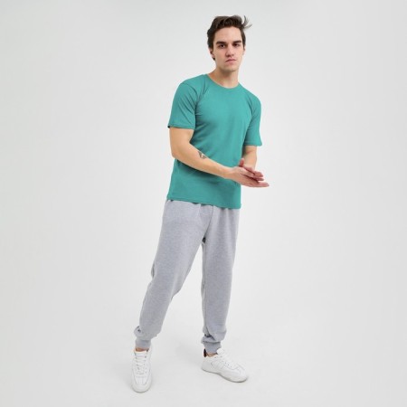 T -shirt male plain, color sea, size, size 54-3