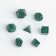 A set of cubes for D&D (Dungeons and Dragons, DND), series: D&D, "Emerald", 7 pcs