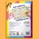 Set "Funny Stencils": Book with Tasks, 32 pages, A4, + 4 stencils, Blue Tractor