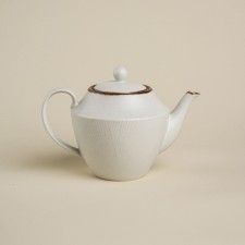 Чайник заварочный фарфоровый SL Home «Волна в камне», 1 л, 22×13×15,5 см, цвет бежевый