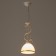 Lamp Bayerlux 59301/1 E27 40W white with a golden patina 15.5x15x32 cm