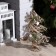 LED figure "Christmas tree" 32 × 44 × 10 cm, metal, textiles, batteries AAX2 (not in the kit), glow warm white