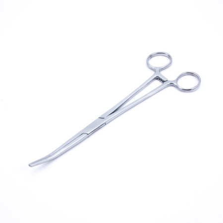 Clamp = cornzang fishing namazu, l = 220 mm, curved, stainless steel-1