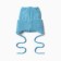 Baby hat with ears Minaku rr 35-40, sea-wave color