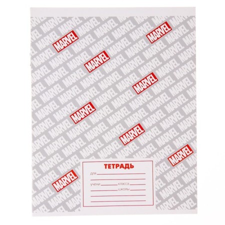 Notebook in a line of 24 sheets, 5 types of mix, cover covering cardboard, avengers-5