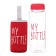 Water bottle, 500 ml, My Bottle, 19.5 x 6 cm, Czech in the kit, Red