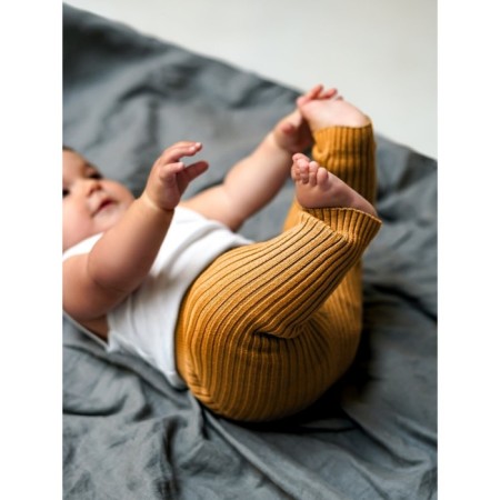 Pants Knitted children's amrobaby pure love comfy, height 92, mustard color-9
