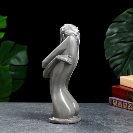 Figure "Girl Riddle" Gray Stone, 28cm-1