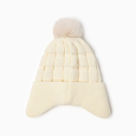 Children's hat minku, milk color, rr 46-48-2