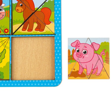 Squares of Nikitin "Animals", bilateral-3