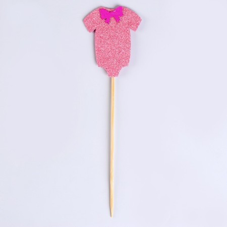 Skewers "Gender Party", in a set of 6 pieces, pink-2