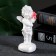 Figure "Angel with a bouquet on the heart" mother of pearl, 10x4x4cm