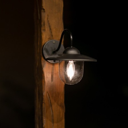 Lamp in the sun. bat. Uniel, "London", 18x18x25 cm, IP44, 1LED, T/white-4