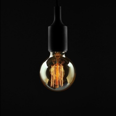 Incandescent lamp Vintage "Shar", G80, 60 W, E27, 230 V, 120x80 mm, warm white