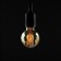 Incandescent lamp Vintage "Shar", G80, 60 W, E27, 230 V, 120x80 mm, warm white