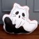 Soft toy "Ghost" with ears, white color