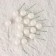 Figure for crafts and decor on the Shar wire, set of 15 pcs., Size 1 pc. - 3 × 9 cm, white color