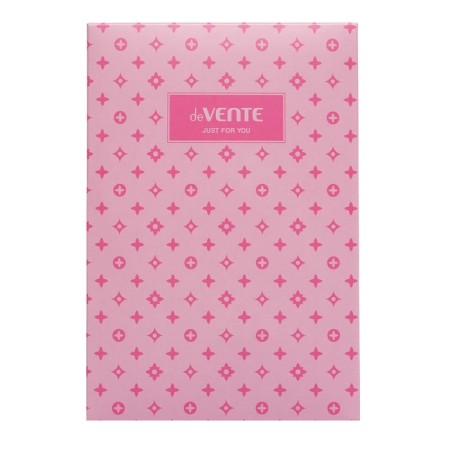 Leduced Diary A5, 160 sheets, Devente. Be happy!, Firm cover of artificial leather with foam rubber, cream block 70 g/m2, black-10