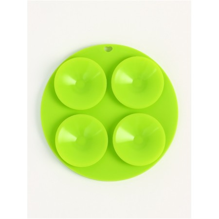 Rug for licking on suction cups 10 x 10 cm, green-3