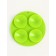 Rug for licking on suction cups 10 x 10 cm, green