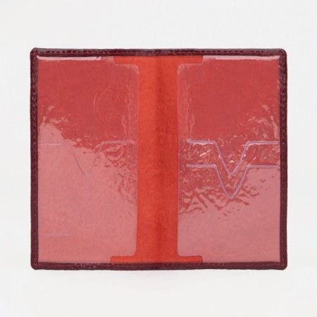 Cover for passport, burgundy color-2