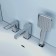 Mixer on board the bathtub IDDIS Slide Slisb30i07, for three holes, chrome