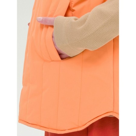 Vest for girls, height 134 cm, orange color-11
