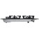 Hlect surface Maunfeld EGHG.32.2CB/G, gas, 2 burners, Black glass color