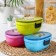 Lunch-Box Plastic level 2 “simplicity”, spoon, oval, mix color