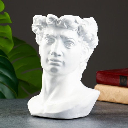 Vase "David's head" White