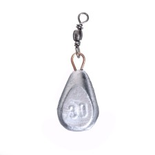 Yugana cargo, large olive with a swivel, flat side, 30 g