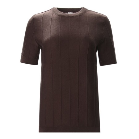 Jumper female minku: casual collection chocolate color, river 52-4