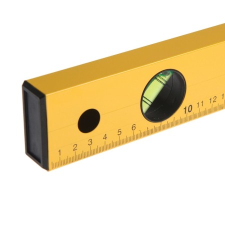Aluminum tundra level, 3 eye, ruler, 400 mm-2