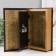 Safe-book wood, leatherette "Golden contribution" 21x13x5 cm