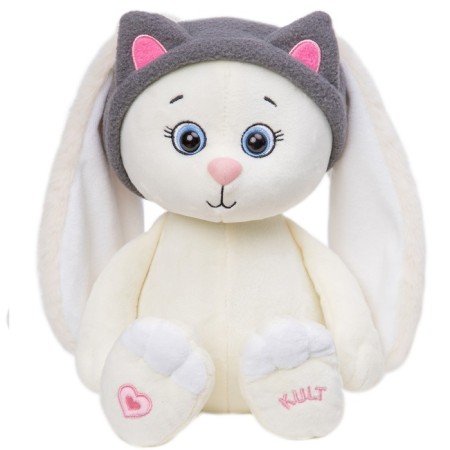 Soft toy "Bunny Mia in a bandage", 25 cm-4