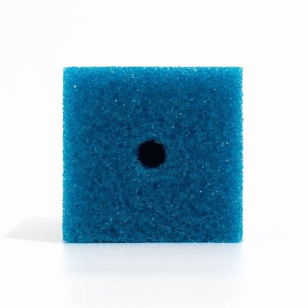 Rectangular sponge for filter No. 9, coarse, 8 x 8 x 16 cm, blue-2